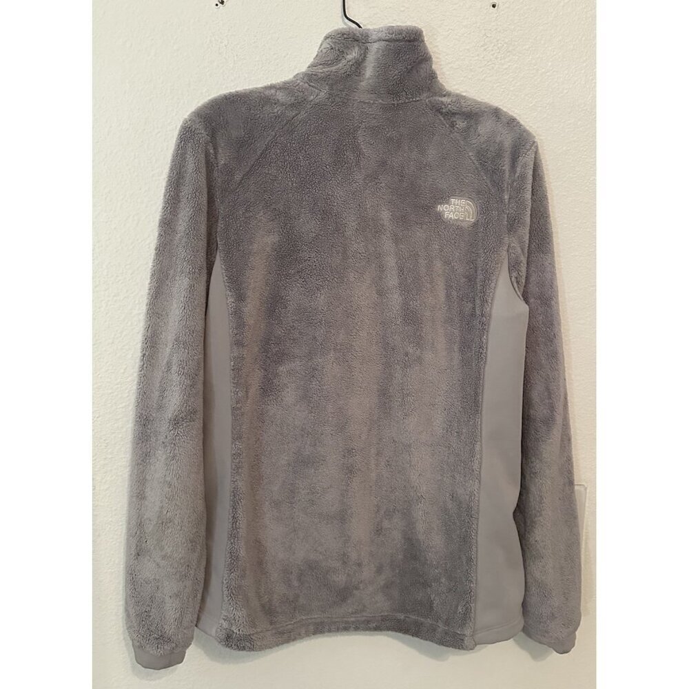 The North Face Women’s Size L Gray Soft Fleece Zip Up Jacket - Picture 9 of 16